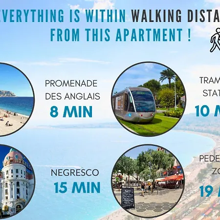Nestor&jeeves - Chateau Azur - Air Conditioning - Terrace Apartamento